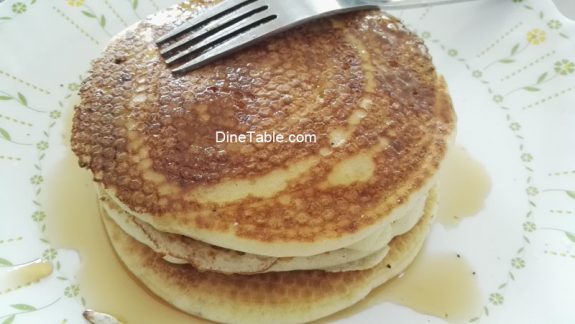 Pancake with Maple Syrup - Simple Breakfast Recipe