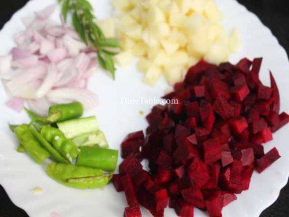 Beetroot Potato Mezhukkupuratti Recipe - Easy Dish