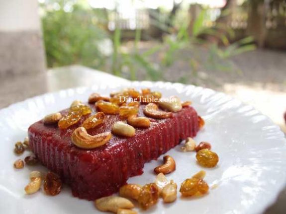 Beetroot Rava Kesari Recipe - Tasty Sweet 