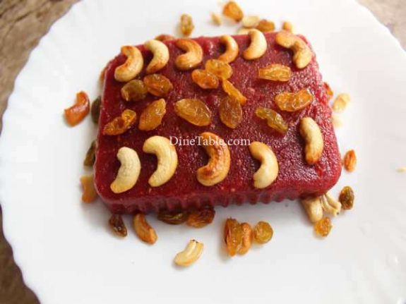 Beetroot Rava Kesari Recipe - Healthy Sweet