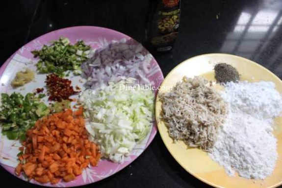 Chicken & Vegetable Fingers Recipe - Indian Snack 