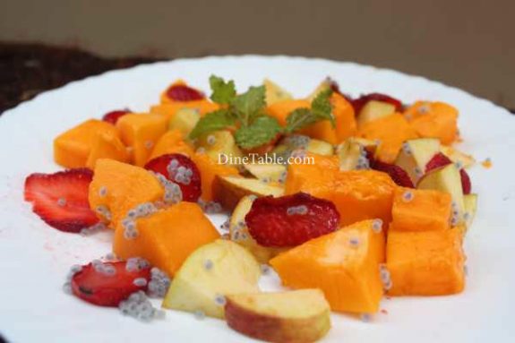 Papaya Apple Strawberry Salad Recipe - Delicious Dish