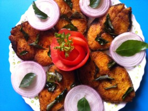 Kerala style fish fry