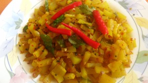 Stir Fried Papaya