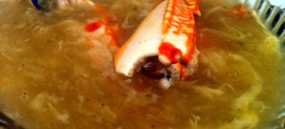 Indo-Chinese Crab Soup