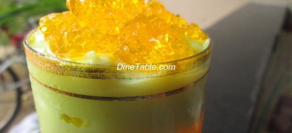 Custard With Orange Jelly