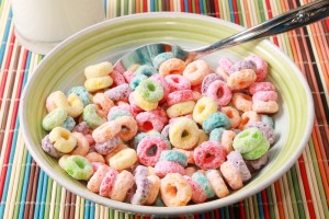 Sugary cereals