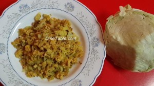 Cabbage Egg Burji