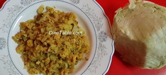 Cabbage Egg Burji