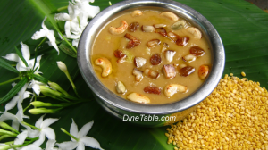 Cherupayar Parippu Payasam Recipe - ചെറുപയർ പരിപ്പ് പായസം - Split Moong Dal Kheer