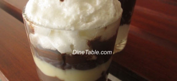 Chocolate and Vanilla Dessert recipe