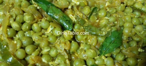 Green peas curry with egg
