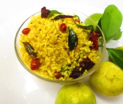 Lemon rice recipe | Easy vegetarian recipe