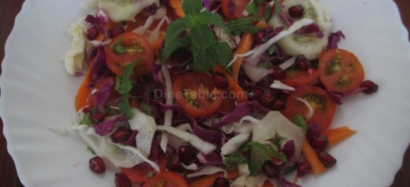 Purple cabbage salad recipe | Quick and easy salad recipe