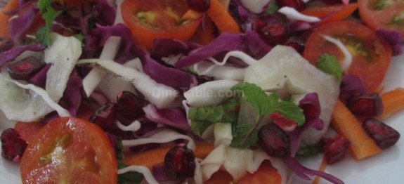 Purple cabbage salad recipe