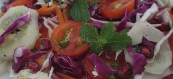 Purple cabbage salad recipe