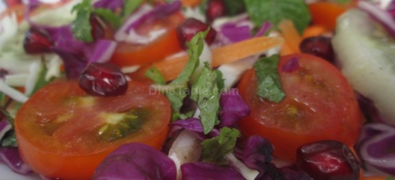 Purple cabbage salad recipe | Quick and easy salad recipe