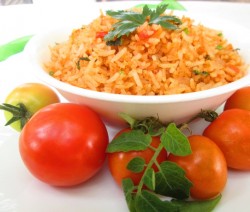 Tomato rice recipe | Quick and easy vegetarian recipe | തക്കാളി ചോറ് recipe
