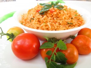 Tomato rice recipe | Quick and easy vegetarian recipe | തക്കാളി ചോറ് recipe