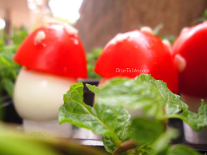 Mushroom Shaped Deviled Eggs