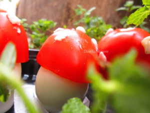 Mushroom Shaped Deviled Eggs Recipe | Easter Recipe