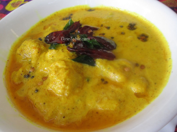 Pazham Pulissery Recipe | പഴം പുളിശേ്ശരി | Kerala Sadya Recipe