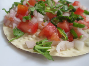 Masala Papad Chat Recipe | Indian Starter Recipe | Quick and Easy Recipe