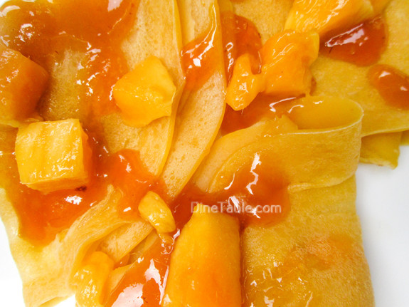 Mango Crepes Recipe - Ramadan Recipe - Simple Recipe - Homemade Recipe