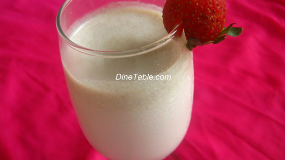 Strawberry Milk Shake Recipe - Simple Recipe - Fresh Fruit Shake Recipe