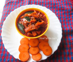 Carrot Pickle Recipe - കാരറ്റ് അച്ചാർ - Sadya Recipe - Onam Recipe
