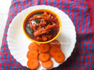Carrot Pickle Recipe - കാരറ്റ് അച്ചാർ - Sadya Recipe - Onam Recipe