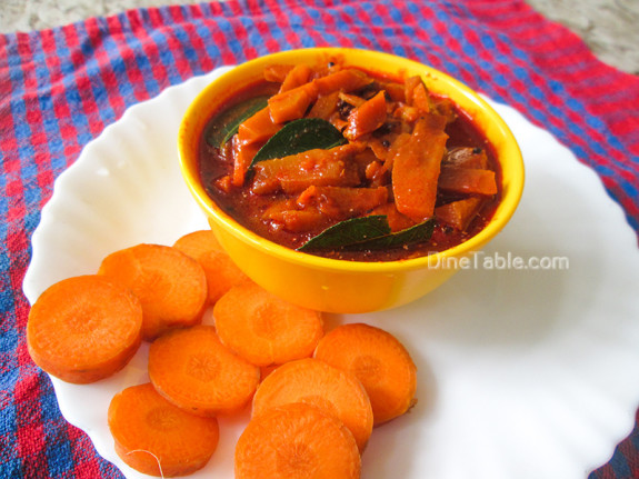 Carrot Pickle Recipe - കാരറ്റ് അച്ചാർ - Sadya Recipe  - Pickle Recipe