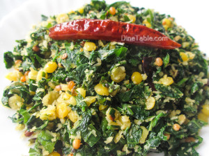 Cheera Parippu Thoran Recipe - ചീര പരിപ്പ് തോരൻ - Spinach Dal Stir Fry Recipe - Healthy Recipe