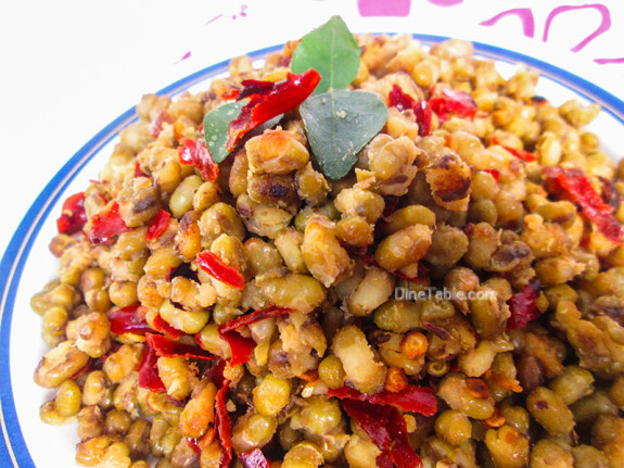 Cherupayar Ularthiyathu | Green Gram Stir Fry | Vegetarian