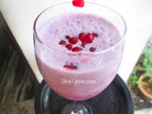 Pomegranate Milkshake / Quick Shake