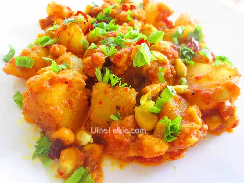 Potato and Corn Peralan Recipe - Easy Vegetarian Side Dish