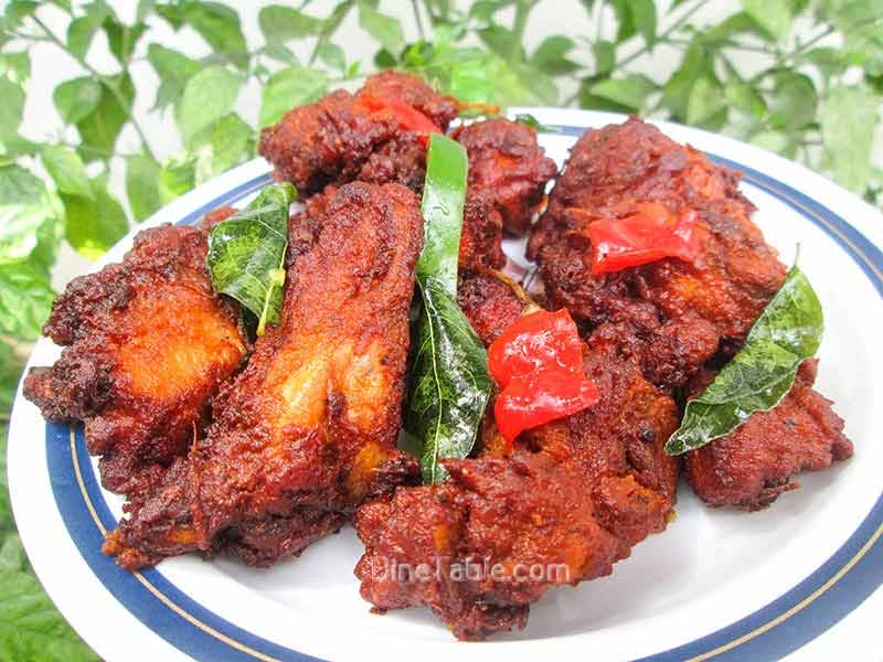 Spicy Chicken Fry Recipe - Kerala Recipe - ചിക്കൻ ഫ്രൈ