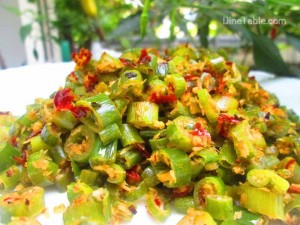 Spring Onion Thoran Recipe / Easy dish