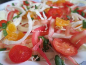 Cabbage And Orange Salad Recipe / Delicious Salad