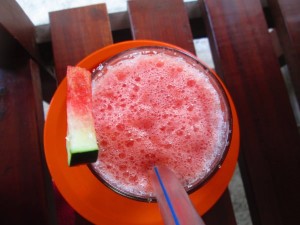 Watermelon Strawberry And Coconut Water Smoothie Recipe / Smoothie Drink