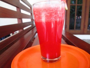 Watermelon Strawberry And Coconut Water Smoothie Recipe / Healthy Drink