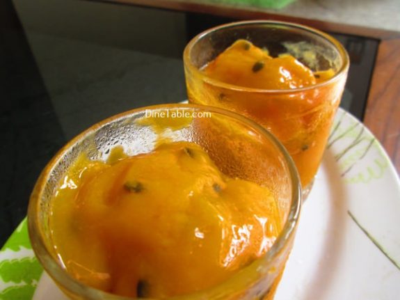 Passion Fruit And Mango Sorbet Recipe / Easy Dish 