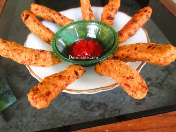 Spicy Vegetable Fingers Recipe / Nutritious Dish
