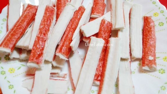 Batter Fried Crab Sticks Recipe / Homemade Snack