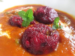Beetroot Kofta Curry Recipe