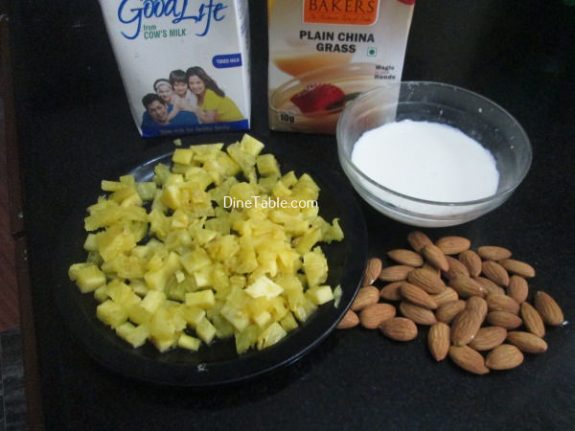 Pineapple Pudding Recipe / Tasty Pudding 