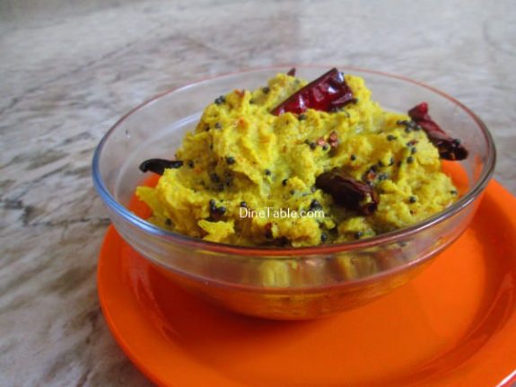 Kappa Chembin Thaal Curry Recipe - Homemade Curry