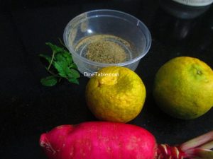 Orange Radish Salad Recipe - Mixed Salad