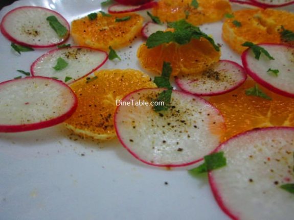 Orange Radish Salad Recipe - Delicious Salad