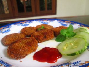 Vazhakoombu Cutlet Recipe / Evening Cutlet